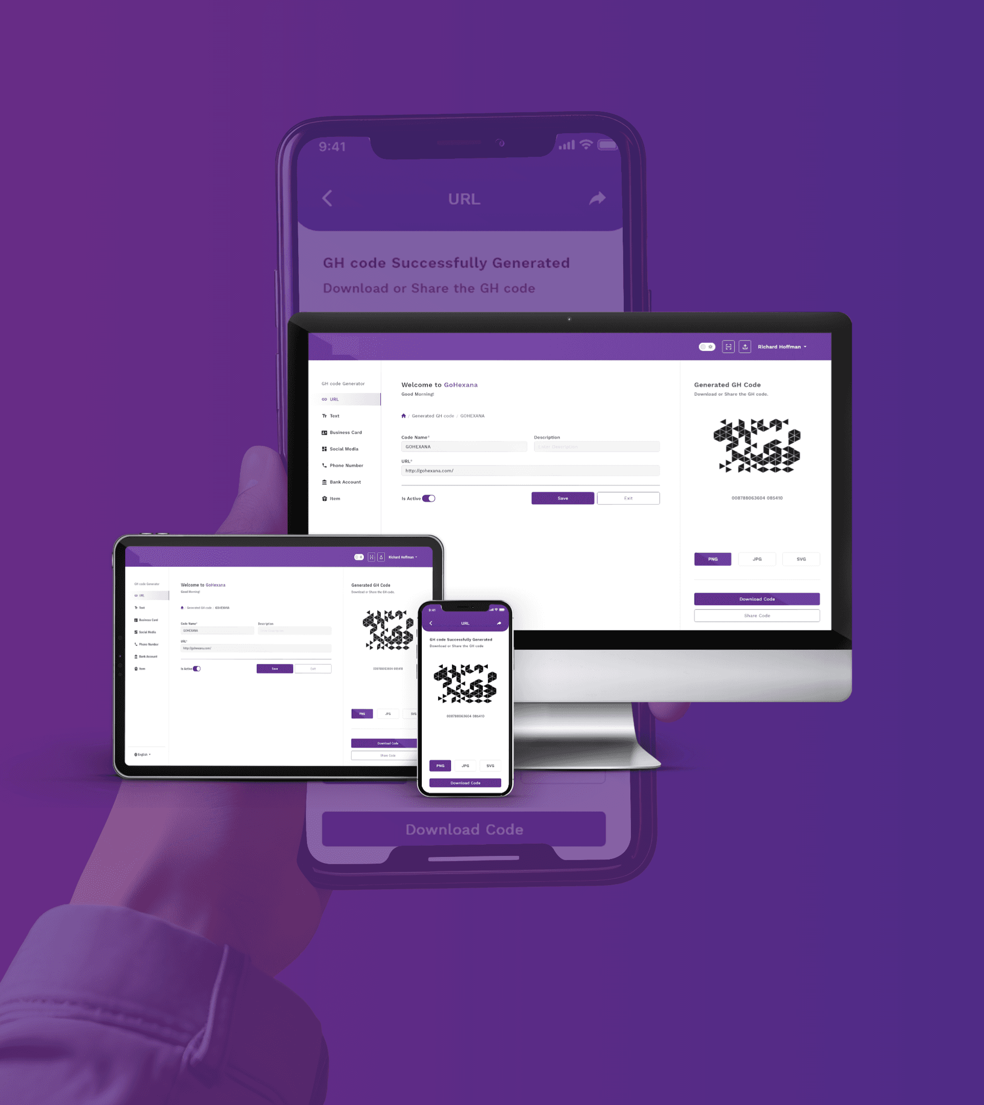 Machine Learning Based Mobile Hex Code Management (A US Patented Project)